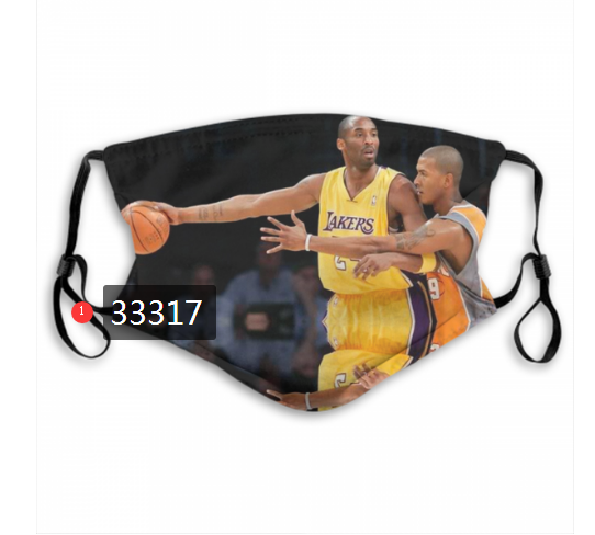 2021 NBA Los Angeles Lakers #24 kobe bryant 33317 Dust mask with filter->nba dust mask->Sports Accessory